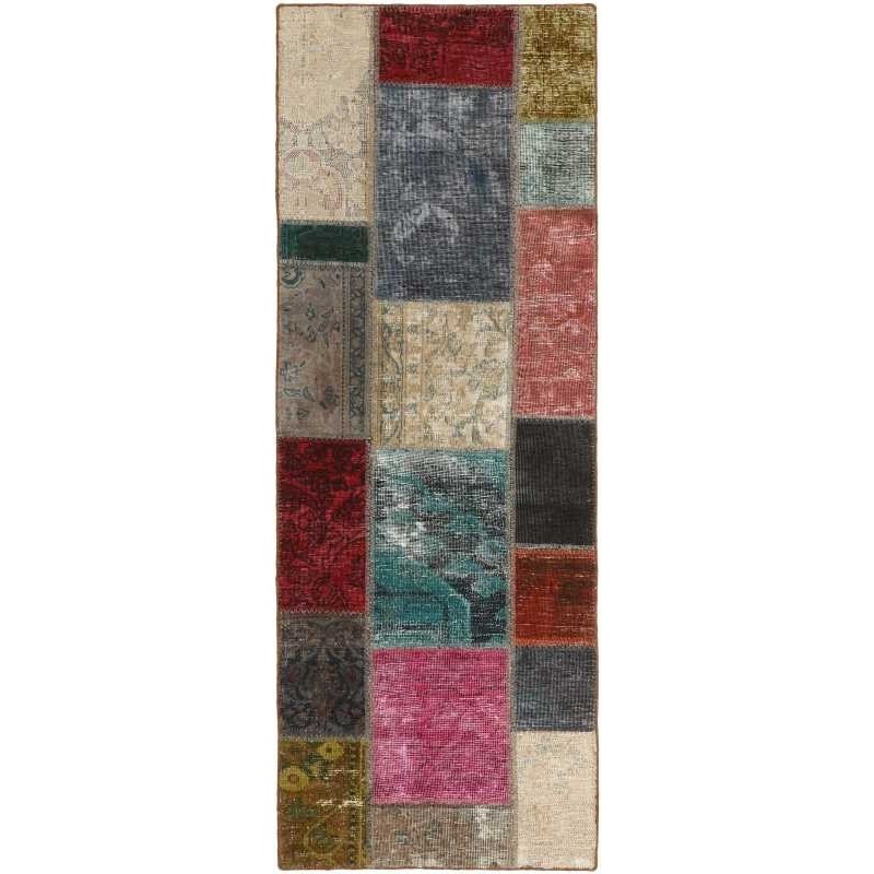 tappeto persia vintage patchwork cm 72x198