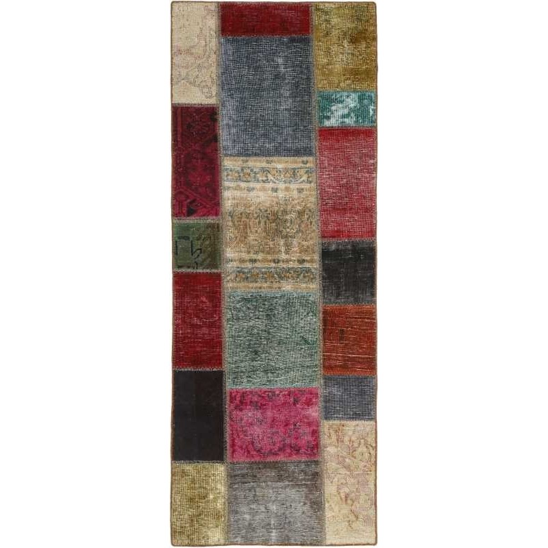 tappeto persia vintage patchwork cm 72x200