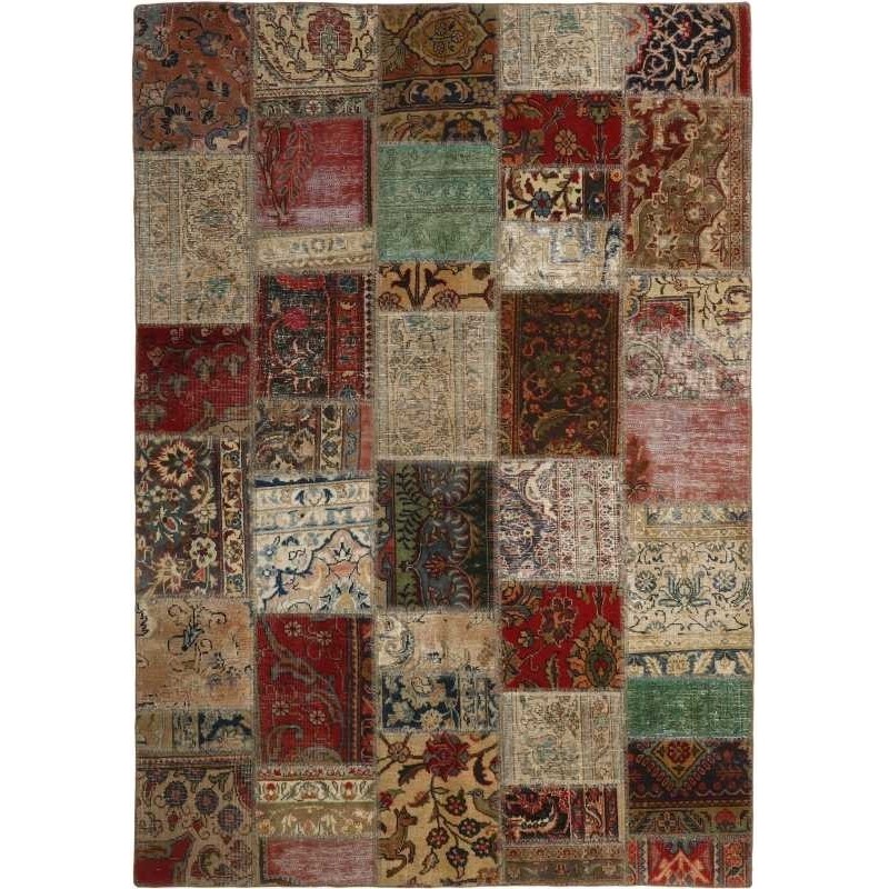 tappeto persia vintage patchwork cm 167x232 