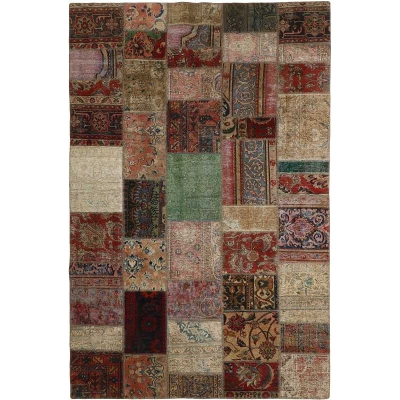 tappeto persia vintage patchwork cm 198x298 