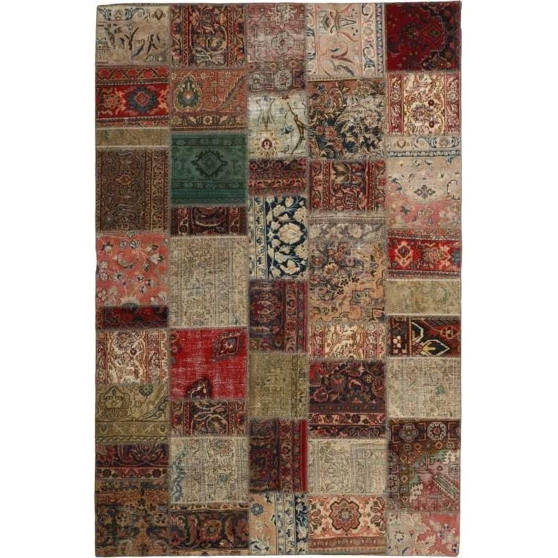 tappeto persia vintage patchwork cm 200x300 