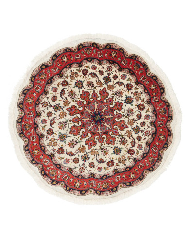 Tabriz 50 Raj Persia grigio chiaro e marrone 150x150