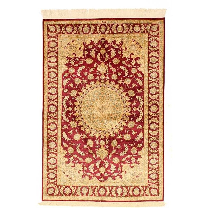 tappeto persia ghom seta cm 98x148 