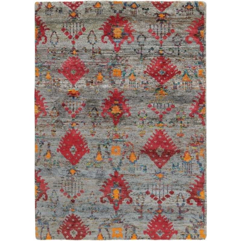tappeto india sari seta cm 250x300 