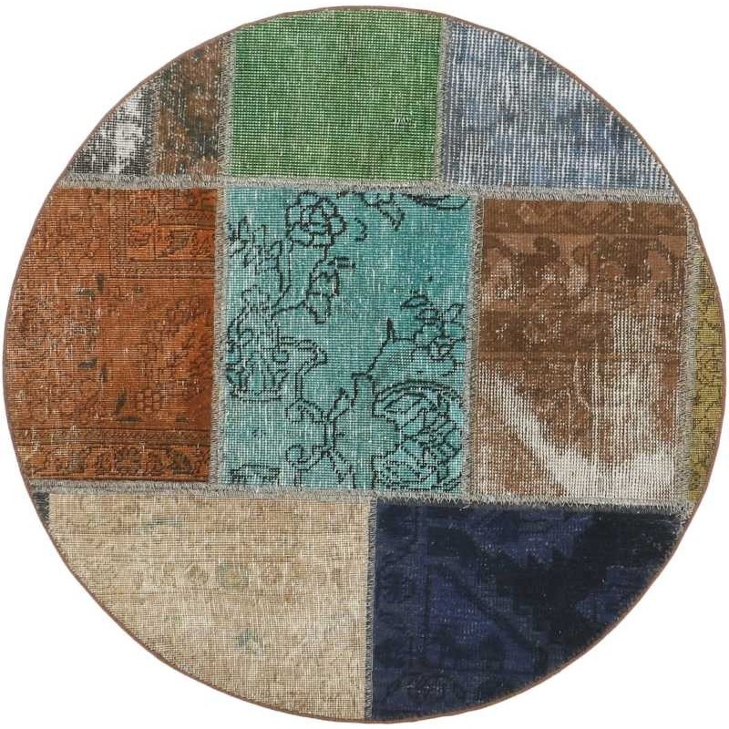 tappeto persia vintage patchwork cm 100x100