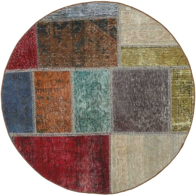 tappeto persia vintage patchwork cm 100x100