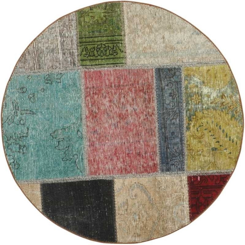 tappeto persia vintage patchwork cm 100x100