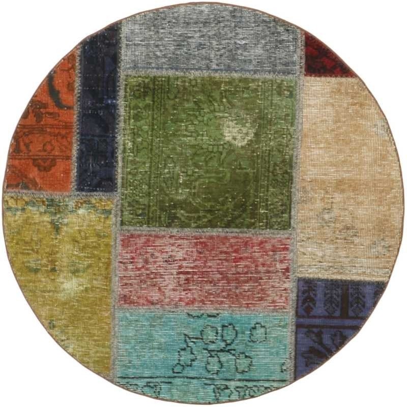 tappeto persia vintage patchwork cm 100x100