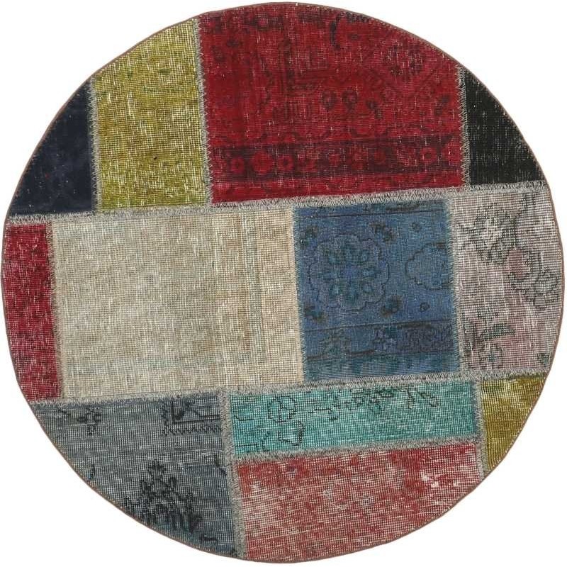 tappeto persia vintage patchwork cm 100x100