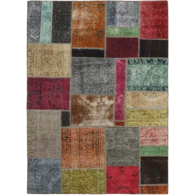 tappeto persia vintage patchwork cm 145x202