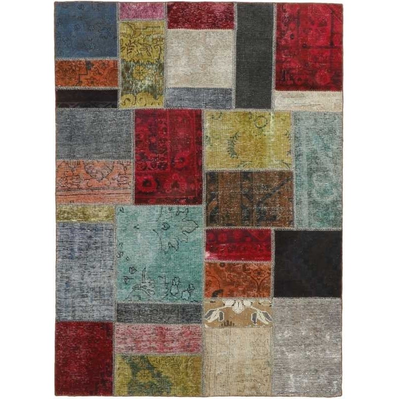 tappeto persia vintage patchwork cm 146x202