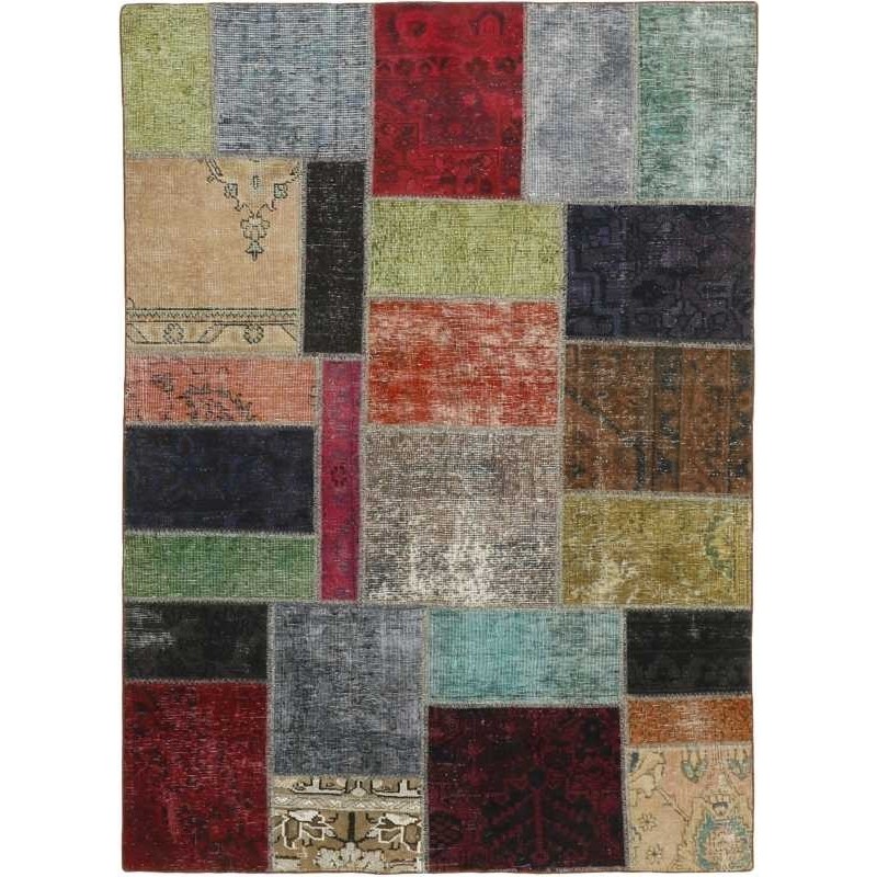 tappeto persia vintage patchwork cm 143x200