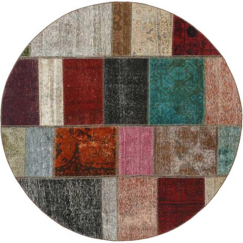 tappeto persia vintage patchwork cm 150x150