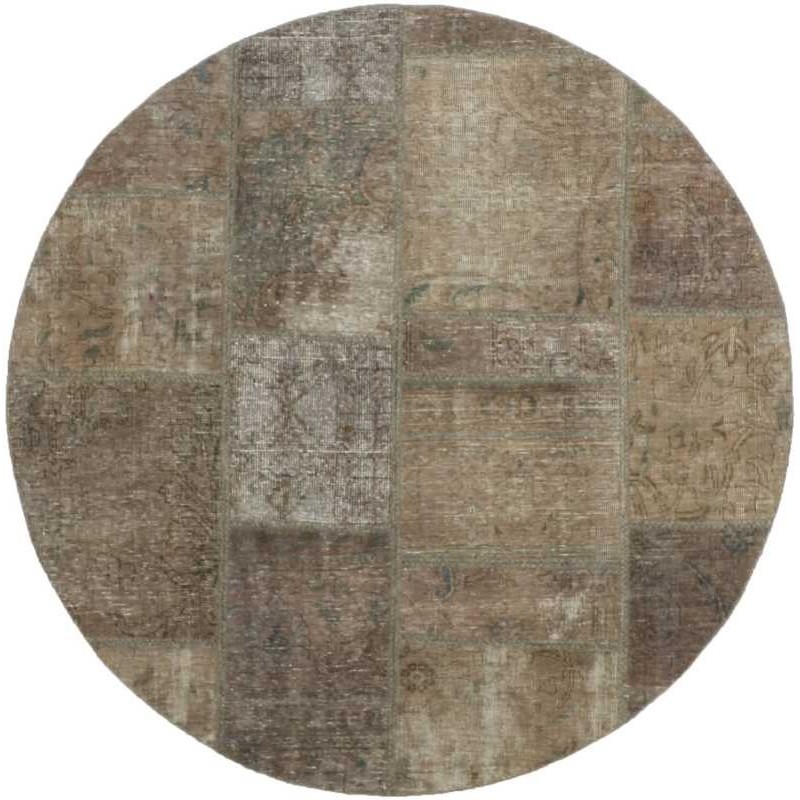 tappeto persia vintage patchwork cm 150x150