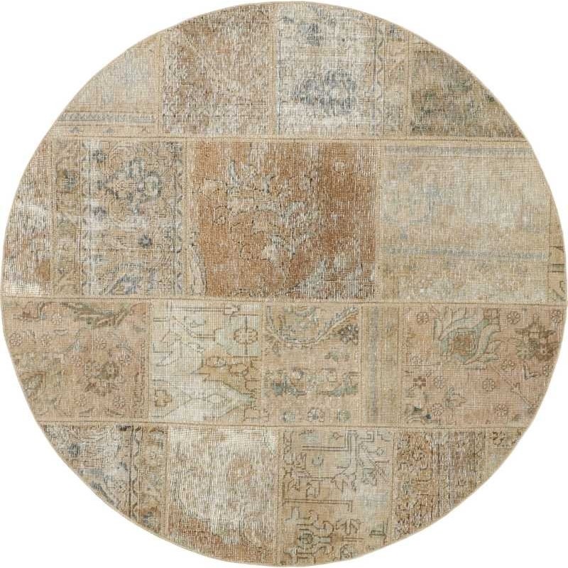 tappeto persia vintage patchwork cm 150x150