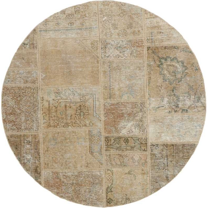 tappeto persia vintage patchwork cm 150x150