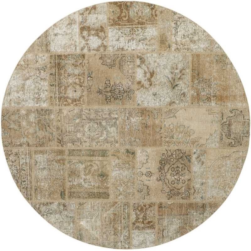 tappeto persia vintage patchwork cm 200x200