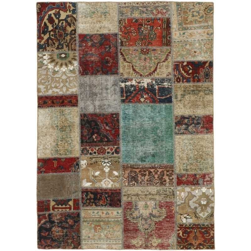 tappeto persia vintage patchwork cm 141x202