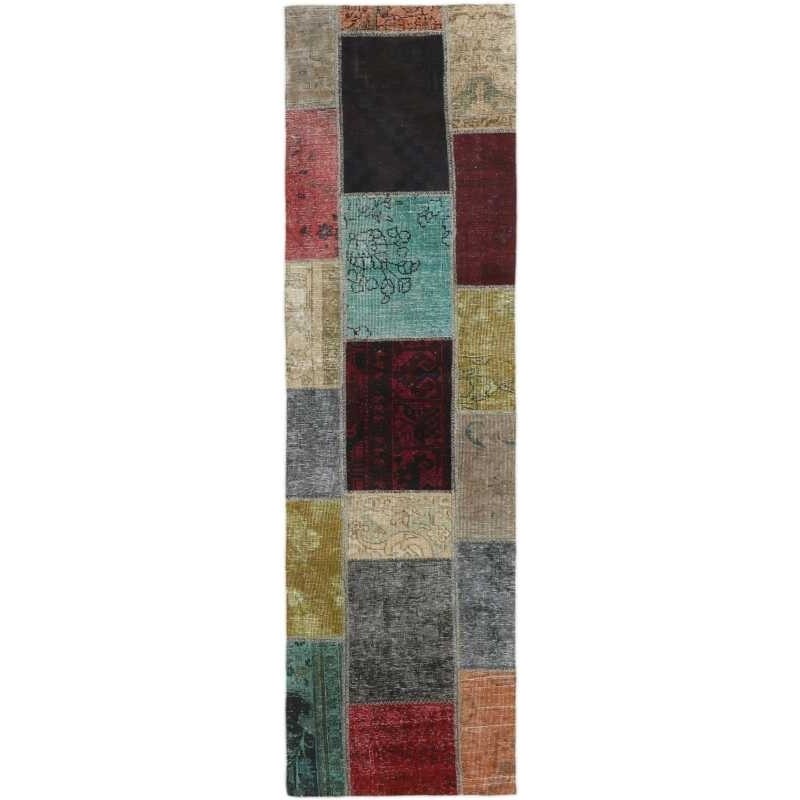 tappeto persia vintage patchwork cm 72x252
