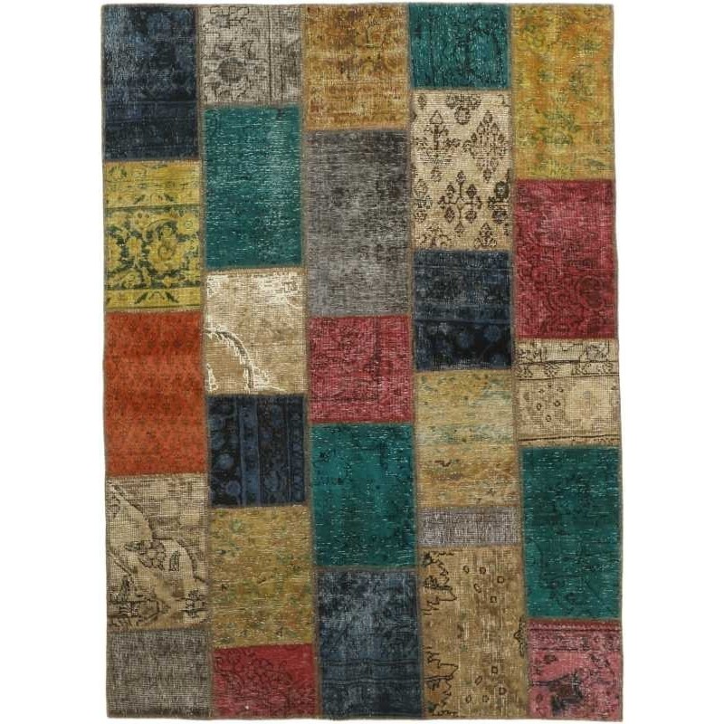 tappeto persia vintage patchwork cm 142x197
