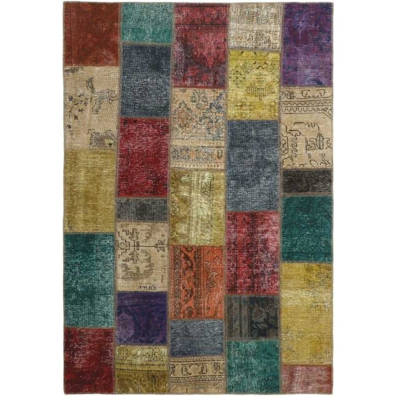 tappeto persia vintage patchwork cm 140x201