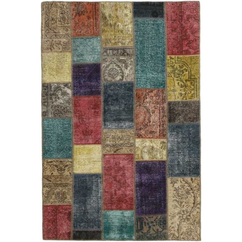 tappeto persia vintage patchwork cm 134x200
