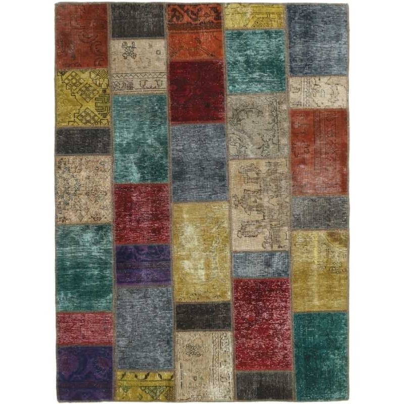 tappeto persia vintage patchwork cm 142x201