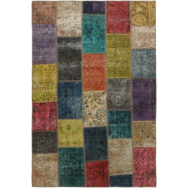 tappeto persia vintage patchwork cm 135x203
