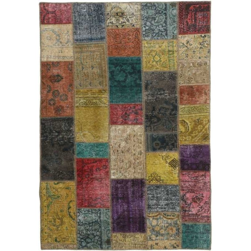 tappeto persia vintage patchwork cm 135x201