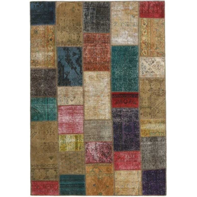 tappeto persia vintage patchwork cm 142x203