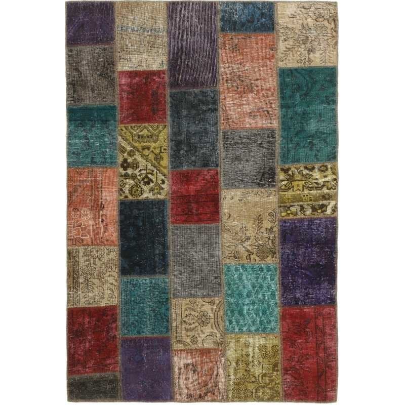 tappeto persia vintage patchwork cm 135x198