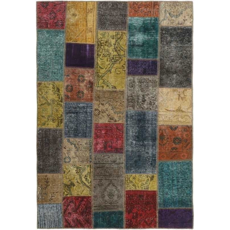 tappeto persia vintage patchwork cm 140x205