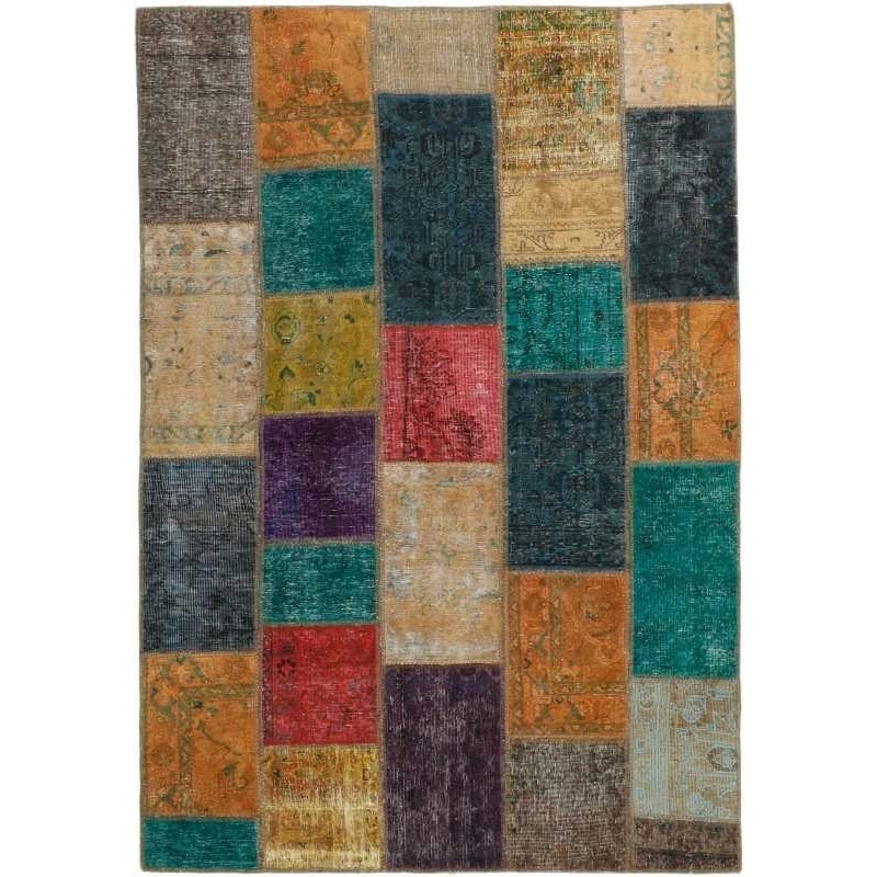 tappeto persia vintage patchwork cm 137x199