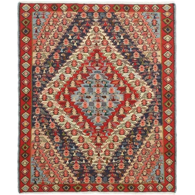 tappeto persia kelim seneh cm 124x151