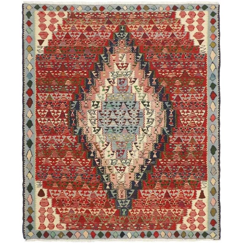 tappeto persia kelim seneh cm 125x149
