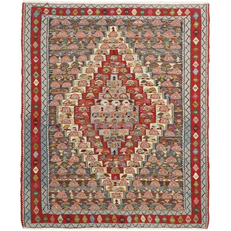 tappeto persia kelim seneh cm 131x154