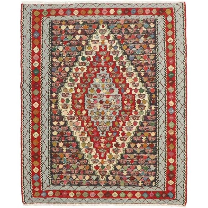 tappeto persia kelim seneh cm 128x152