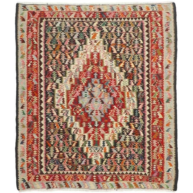 tappeto persia kelim seneh cm 121x142