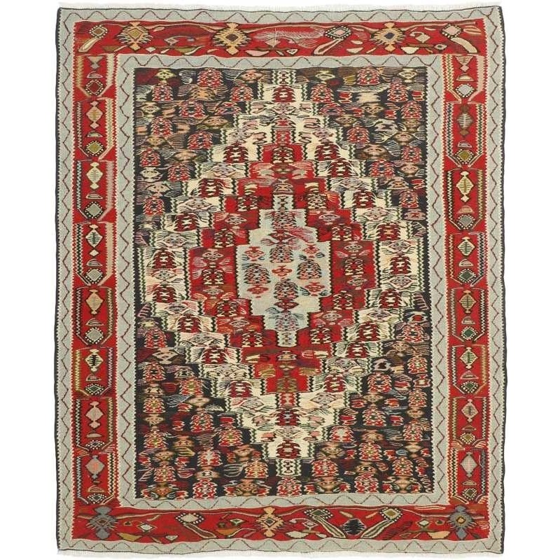 tappeto persia kelim seneh cm 122x148