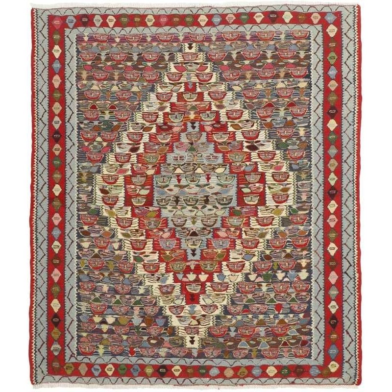tappeto persia kelim seneh cm 127x147