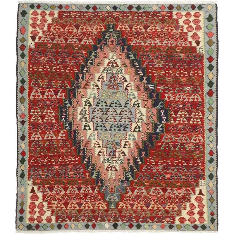 tappeto persia kelim seneh cm 126x145
