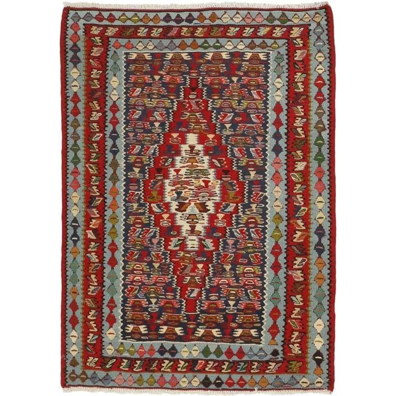 tappeto persia kelim seneh cm 76x107