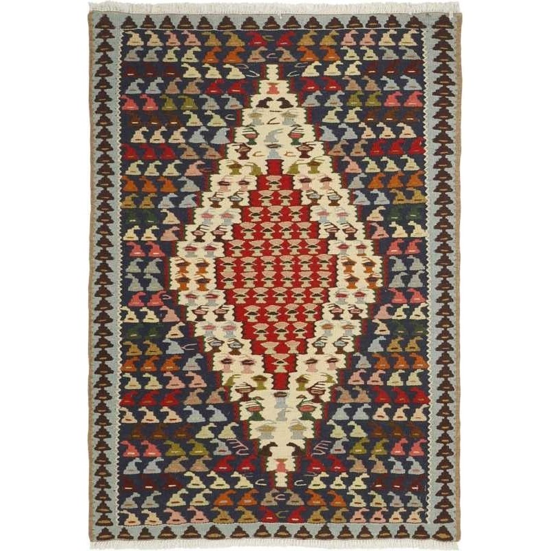 tappeto persia kelim seneh cm 72x106