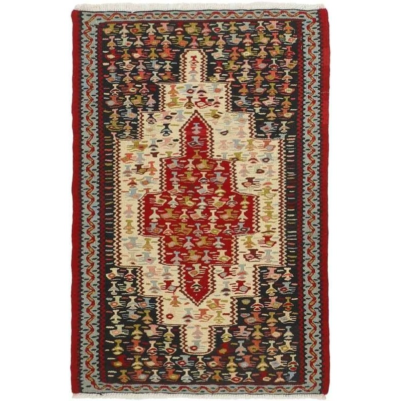 tappeto persia kelim seneh cm 67x104