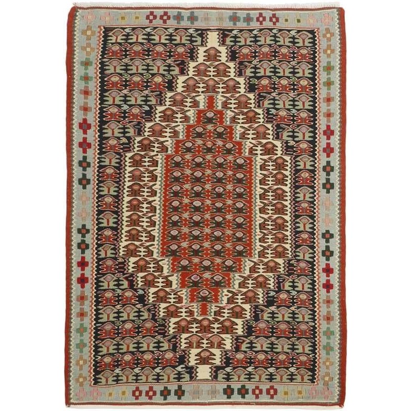 tappeto persia kelim seneh cm 74x110