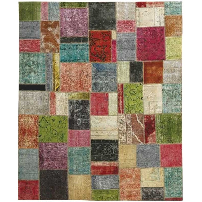tappeto persia vintage patchwork cm 253x303