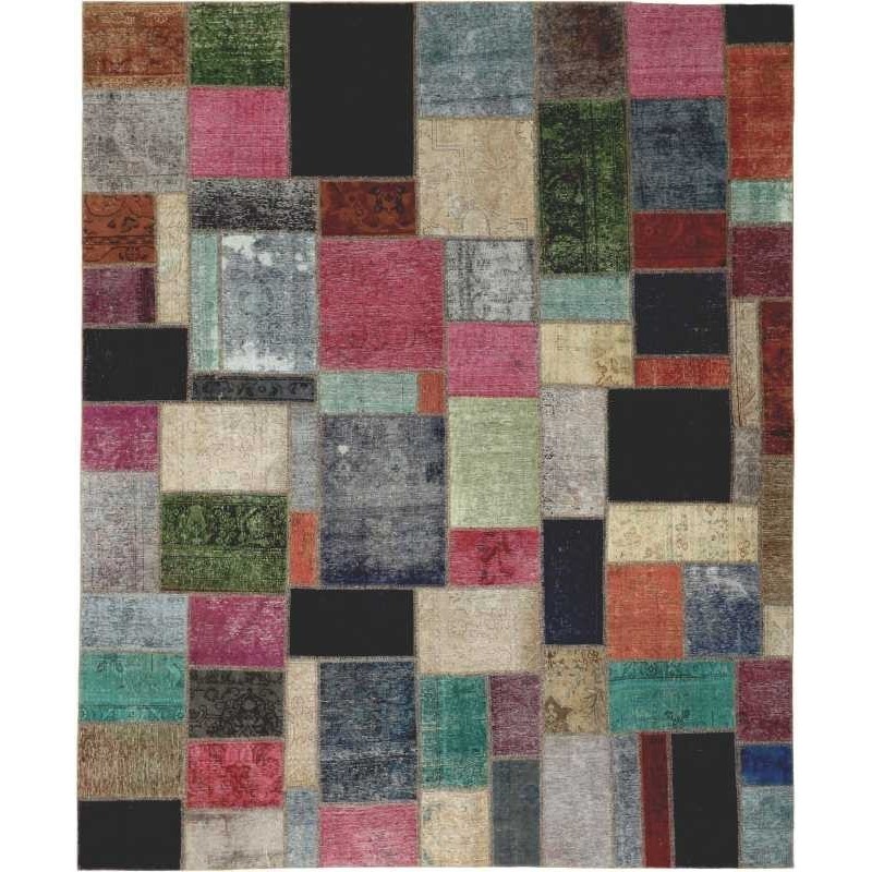 tappeto persia vintage patchwork cm 253x300