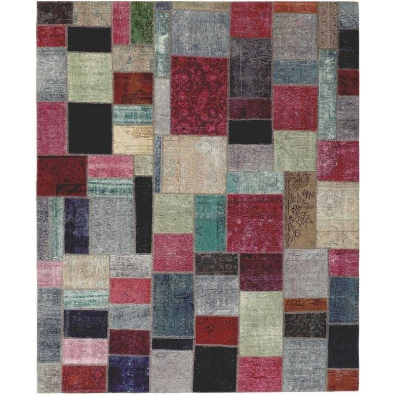 tappeto persia vintage patchwork cm 252x300
