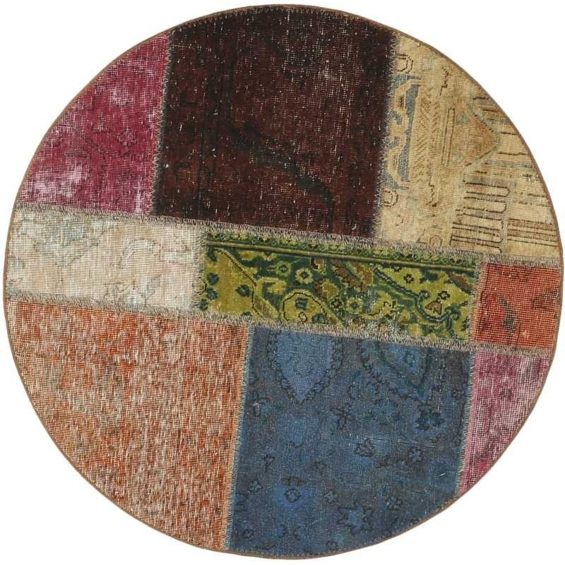 tappeto persia vintage patchwork cm 100x100