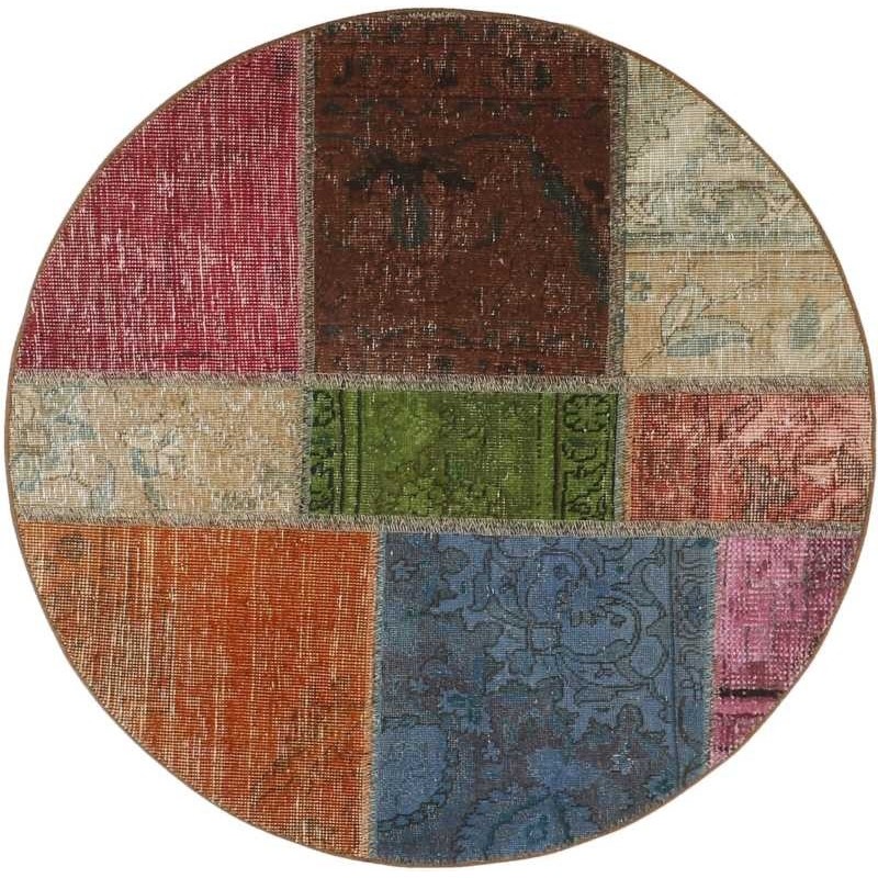 tappeto persia vintage patchwork cm 100x100